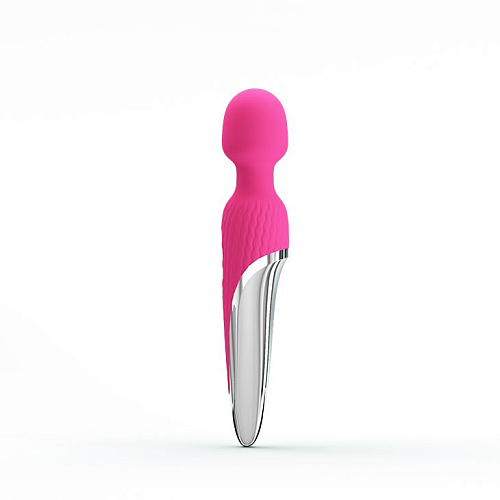 Розовый вибратор-жезл с функцией нагрева Baile Anton BI-014468-1
