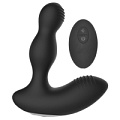 Чёрный массажёр простаты с электростимуляцией и пультом ДУ Shots Media BV Prostate massager ELC019BLK