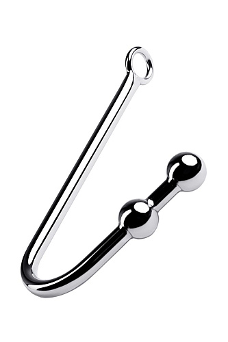 Анальный крюк для подвешивания с двумя шарами ToyFa 717303