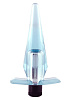 Голубая анальная пробка с вибрацией Seven Creations SUPER COMPACT VIBRATING BUTTPLUG 90302200TBL1 CS GP (10 см)