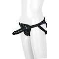 Чёрный страпон Dream Toys HARNESS WITH DILDO 21654 (13 см)