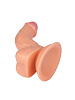 Чуть изогнутый фаллоимитатор телесного цвета с присоской ToyFa 582008 (13 см)