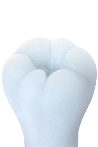 Мастурбатор-вагина белого цвета с пластинами для нагрева Men sMax ORB warmer ET02