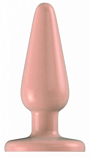 Анальный стимулятор телесного цвета Shots Media BV Bottom Line 6 Model 1 Rubber Flesh BTM003FLE (15,5 см)