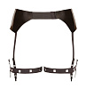 Чёрная сбруя на бедра с зажимами для половых губ Orion Suspender Belt with Clamps 24923851101