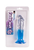 Нежно-голубой фаллоимитатор с прозрачным стволом без мошонки Dream Toys 21195 (17,8 см)