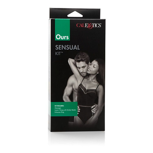Чёрный набор для чувственных удовольствий California Exotic Novelties Ours Sensual Kit SE-1989-50-3