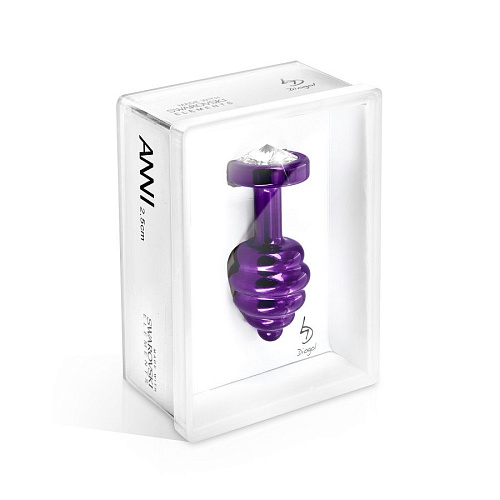 Фиолетовый винтовой плаг DIOGOL ANNI Ano purple T1 8120010037 (6 см)