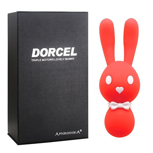 Оранжевый вибростимулятор-зайчик Howells Dorcel 174011orange (16 см)