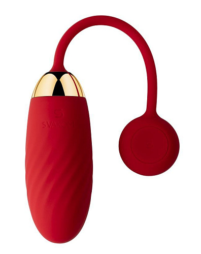 Красное виброяйцо с управлением через смартфон Svakom Ella SCB-02A-RED