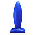 Синий анальный стимулятор Lola toys Streamline Plug 511655lola (10 см)