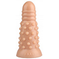 Телесная анальная втулка с шипиками Сумерки богов 1016-69 BX DD (18 см)