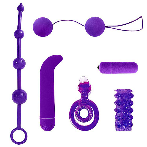 Фиолетовый набор любви из 6 предметов Bior toys Sexy Friend SF-70230