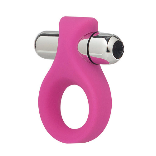 Розовое виброкольцо California Exotic Novelties Embrace Lovers ring SE-4615-20-3
