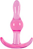 Розовая анальная пробка NS Novelties Jelly Rancher T-Plug Wave NSN-0451-24 (9,7 см)