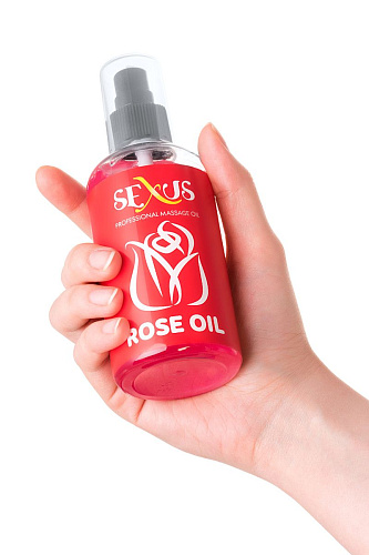Массажное масло с ароматом розы Sexus Rose Oil 817040 (200 мл)