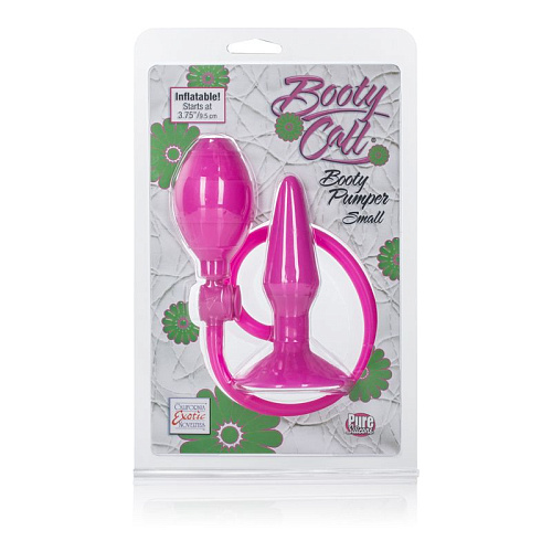 Розовый анальный расширитель California Exotic Novelties Booty Call Booty Pumper Small SE-0395-75-2 (9,5 см)