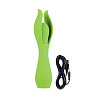 Малый зёленый вибратор с лепестками Jopen Lust by JOPEN L5 JO-4720-05-3