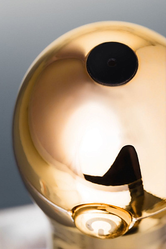 Золотистый клиторальный вибромассажёр WANAME Mirage 482003