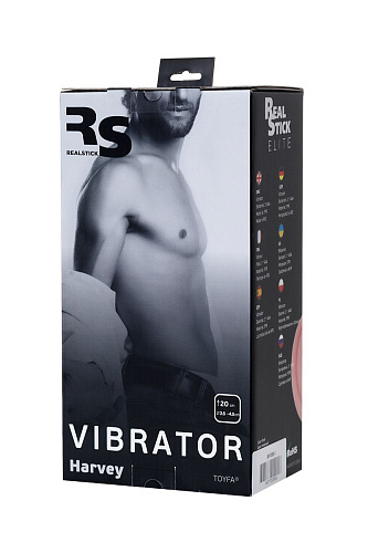 Телесный вибратор-реалистик ToyFa Harvey 981008-1 (20 см)