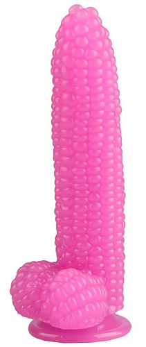 Розовый фаллоимитатор-кукуруза на присоске Сумерки богов 1015-24 BX DD (20,5 см)