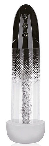 Автоматическая перезаряжаемая, прозрачная вакуумная помпа Bior toys Sex Expert SEM-55156