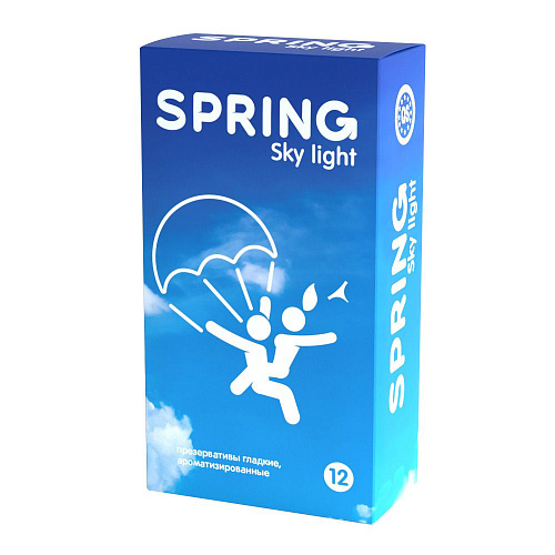Ультратонкие презервативы SPRING SKY LIGHT №12 (12 шт)