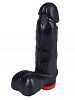 Чёрный вибратор-реалистик Сумерки богов №4 352-04 BX DD (17 см)