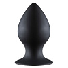 Чёрная анальная пробка Lola toys Thick Anal Plug Small 4211-01Lola (7,8 см)