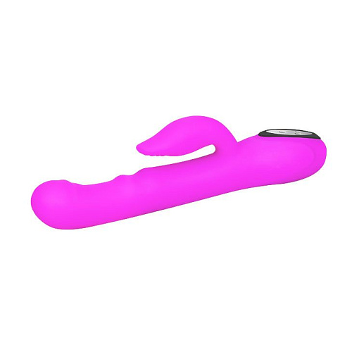 Перезаряжаемый лиловый вибратор с широкой головкой Baile Intimate BI-014123 (24 см)