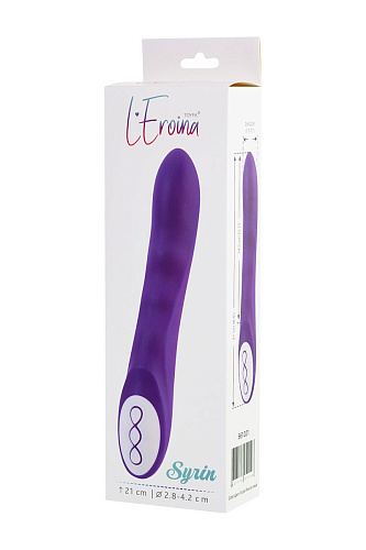Нереалистичный фиолетовый вибратор ToyFa SYRIN 561021 (21 см)