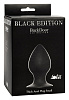 Чёрная анальная пробка Lola toys Thick Anal Plug Small 4211-01Lola (7,8 см)