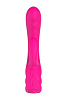 Розовый вибратор с клиторальным стимулятором Nalone PureX2 CS-B027-2 (20,7 см)