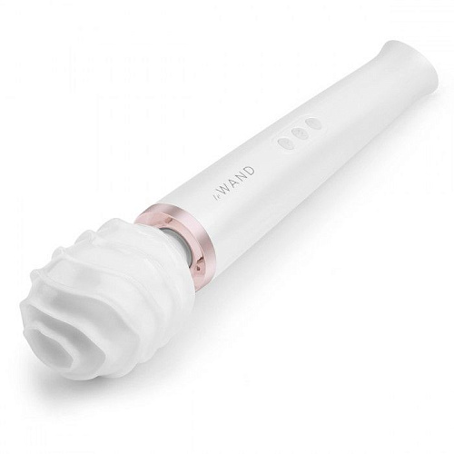 Белая текстурированная насадка Le Wand SPIRAL LW-002 (для le Wand)