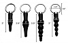 Набор из 4 анальных стимуляторов XR Brands Piece Silicone Anal Ringed Rimmer Set AF930