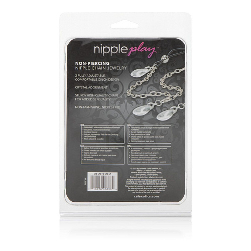 Зажимы на соски California Exotic Novelties Non-Piercing Nipple Chain Jewelry SE-2616-05-2