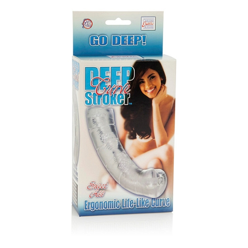 Прозрачсный мастурбатор-анус California Exotic Novelties Deep Curve Stroker Sweet Ass SE-0956-20-3