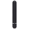 Чёрный вибратор с принтом Tokidoki CLASSIC VIBRATOR BLACK PINK LIPSTICK WOMAN E27701 (18,4 см)