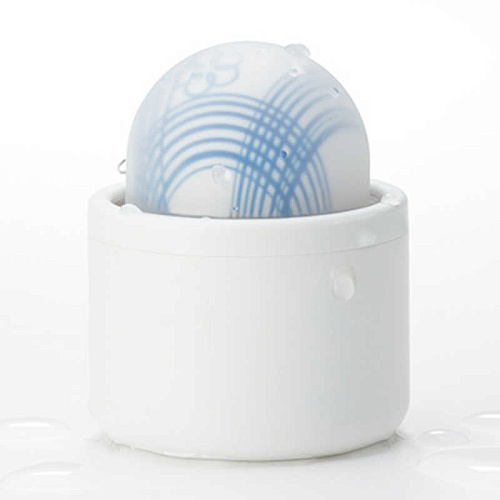 Белый вибромассажёр Tenga Temari Mizu HMT-01