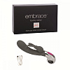 Серый вибратор California Exotic Novelties Embrace Bunny Wand SE-4610-45-3 (21 см)