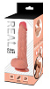 Телесный реалистичный фаллоимитатор Real Dual Layer RDS10022 (23 см)