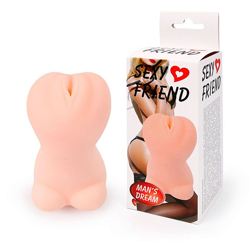 Телесный реалистичный мастурбатор-вагина Bior toys SF-70250