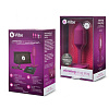 Розовая пробка для ношения с вибрацией b-Vibe Snug Plug 2 BV-014-RG (11,4 см)