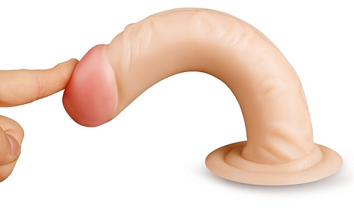 Телесный фаллоимитатор без мошонки Brazzers DWS013 (21 см)