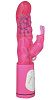 Розовый вибратор с клиторальным стимулятором Seven Creations CLASSIC RABBIT 90303501TPK5-WX (16 см)