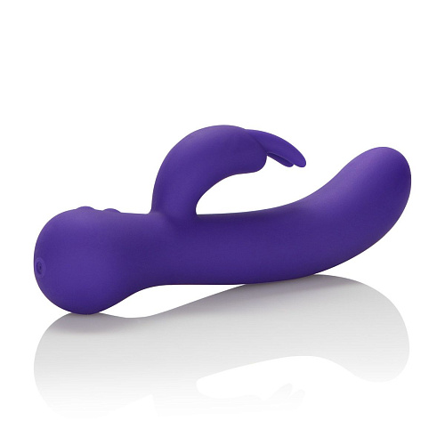 Фиолетовый вибратор со стимулятором клитора Jopen Vanity Vs18 JO-4797-14-3 (21 см)