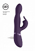 Фиолетовый вибромассажёр-кролик Shots Media BV Niva VIVE015PUR (21,5 см)