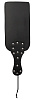 Чёрная шлёпалка Shots Media BV Studded Paddle PAI023BLK (38 см)