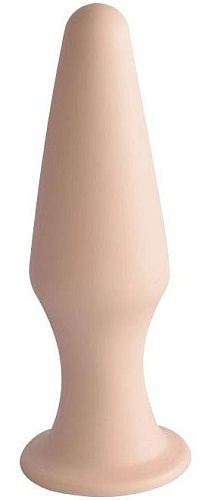 Телесная коническая анальная пробка Sitabella Comfort SB-9005 (10,6 см)