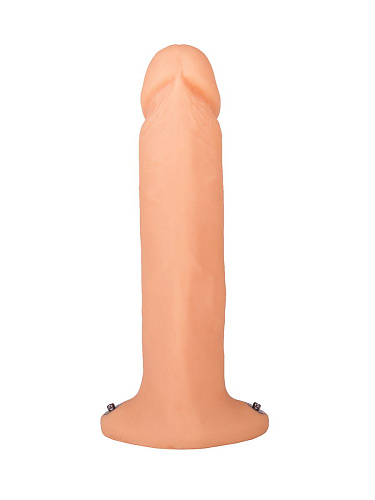 Страпон телесного цвета с полостью на чёрной резинке Сумерки богов 1005-01 CD DD